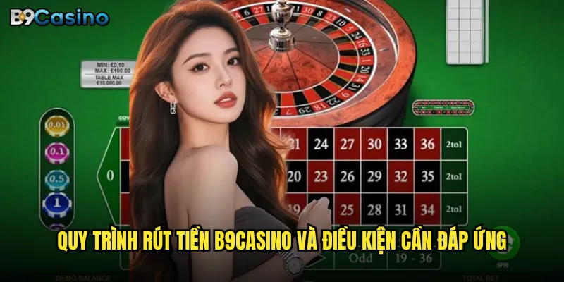 Rút tiền B9casino có thật sự minh bạch và không gian lận? 2 Quy trình rút tiền B9casino và điều kiện cần đáp ứng
