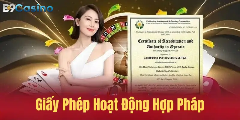 Trang chủ 28 Giấy phép hoạt động hợp pháp